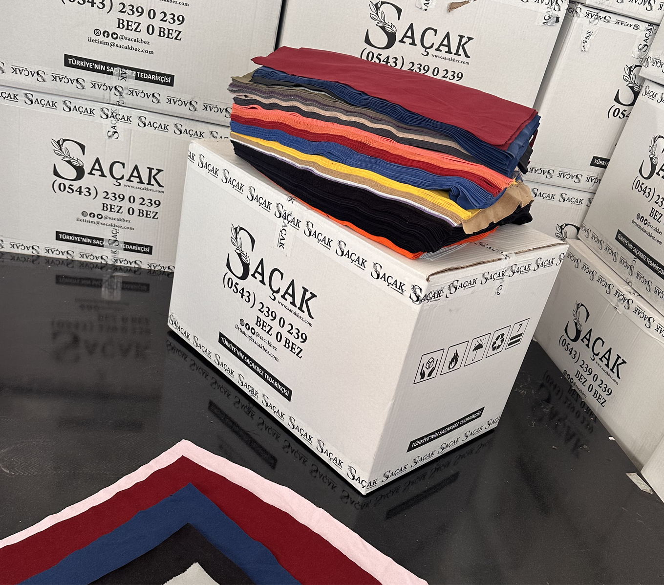 Koli Kesilmiş 3 İp Kumaş Parça Bez 20×20 Cm (20 Kg)